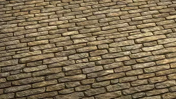 Drystone Wall PBR Texture