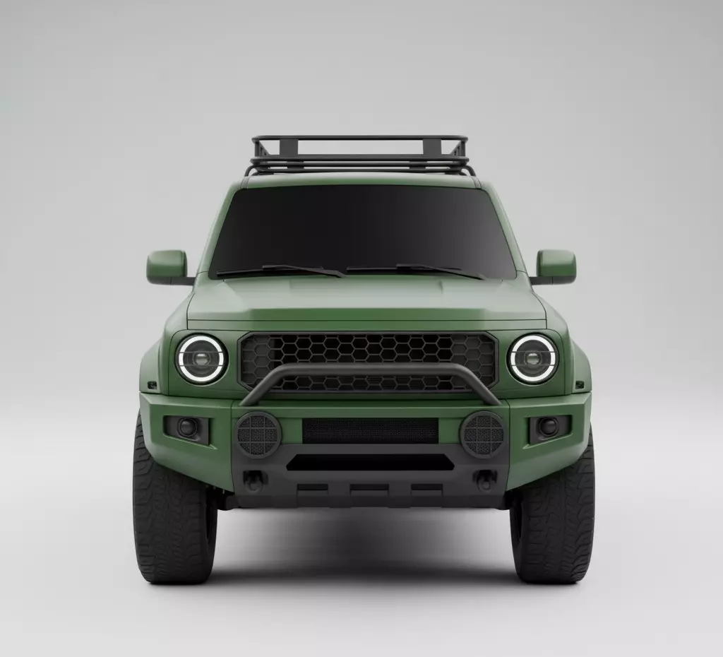 Rugged SUV 3D model_2