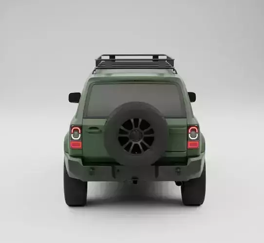 Rugged SUV  3D model 4