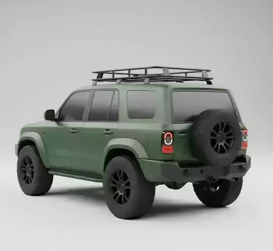 Rugged SUV  3D model 2