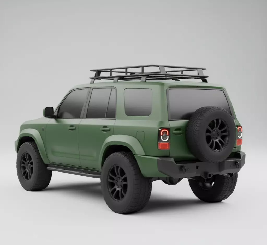 Rugged SUV 3D model_1