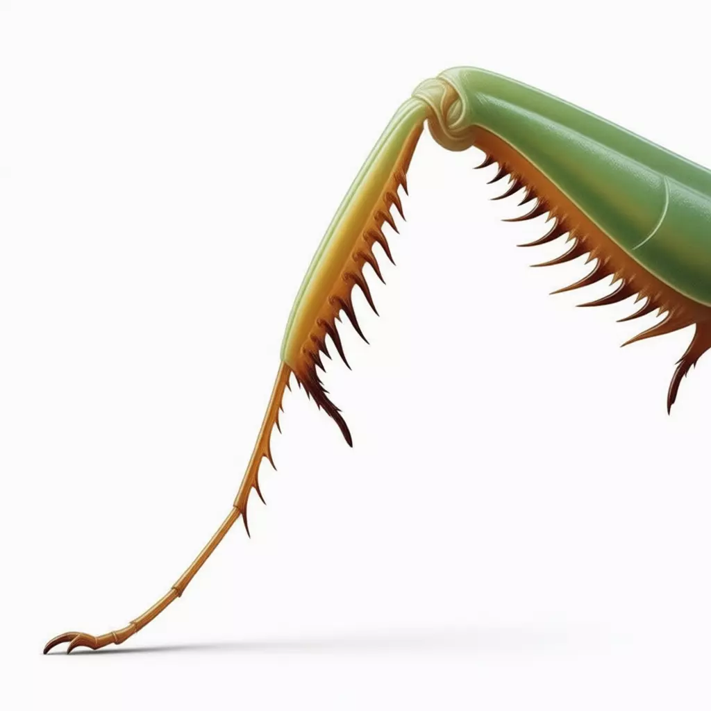 Realistic Praying Mantis 3D Detailed Insect Green Exoskeleton Low-poly 3D model_3