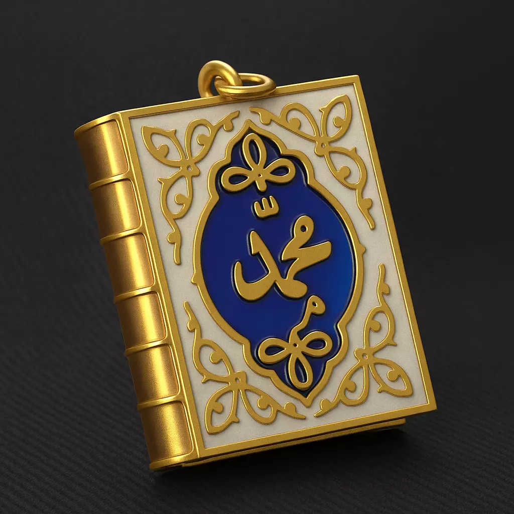 Islamic Pendant 3D Model 3D print model