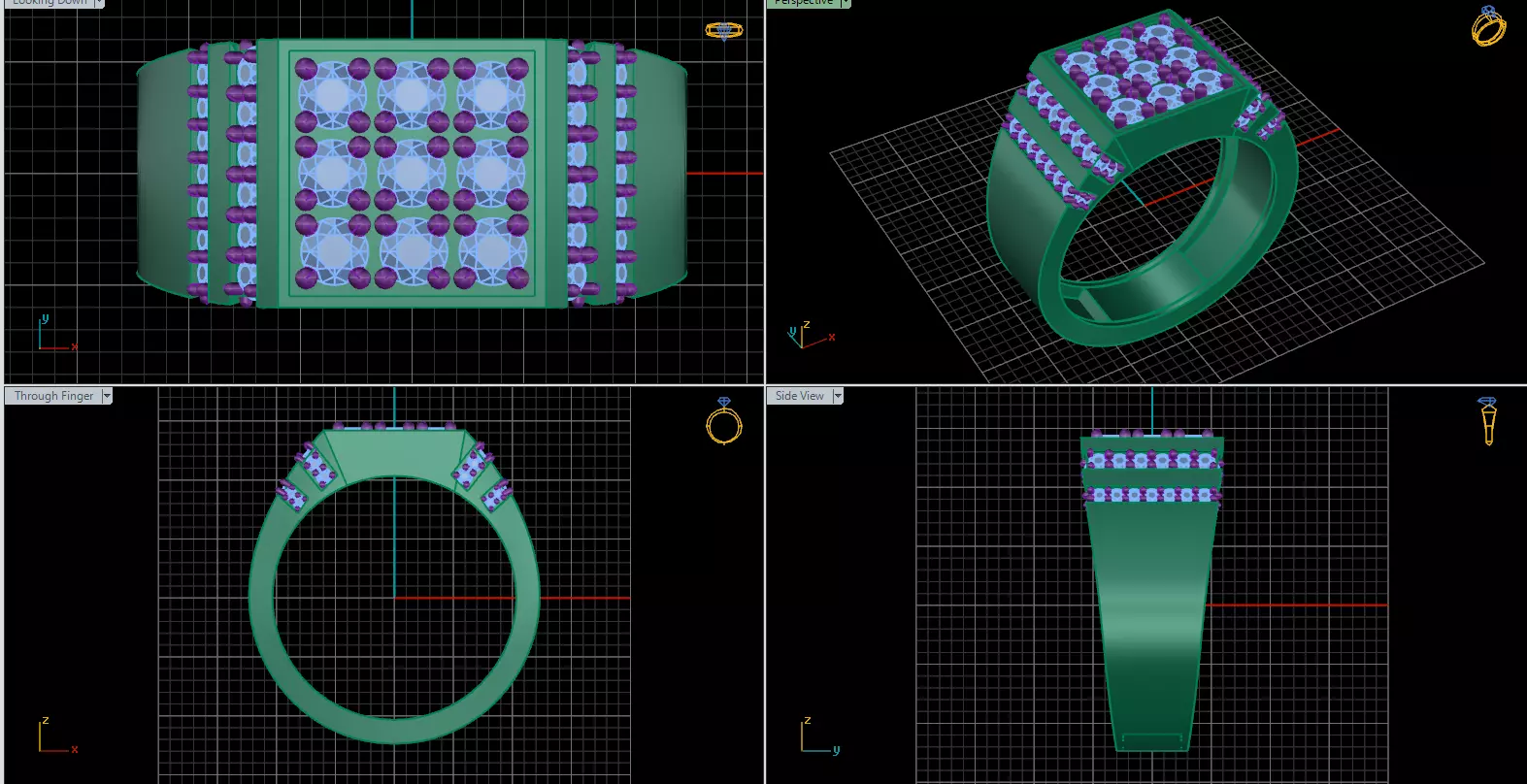 jewelry ring 336 Free 3D print model_1