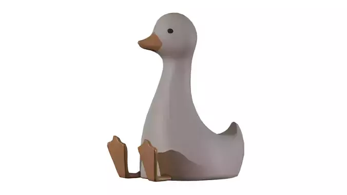 Silly Duck - Cartoon Model 1k Faces