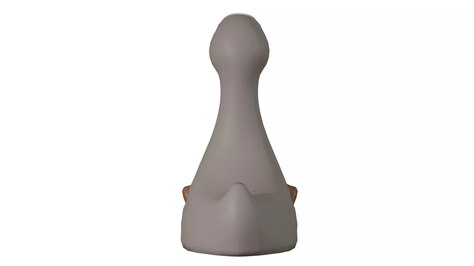 Silly Duck - Cartoon Model 1k Faces Low-poly 3D model_7