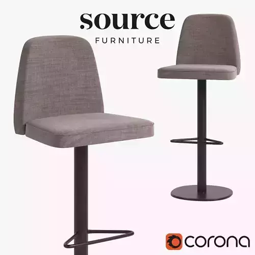 DA VINCI 108 BARSTOOL SF4T Low-poly 3D model
