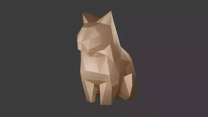 Low Poly Cat