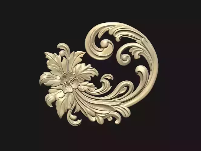 Ornamental flower design