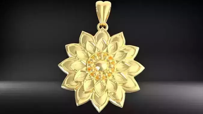 Flower Pendant Necklace charm Jewelry