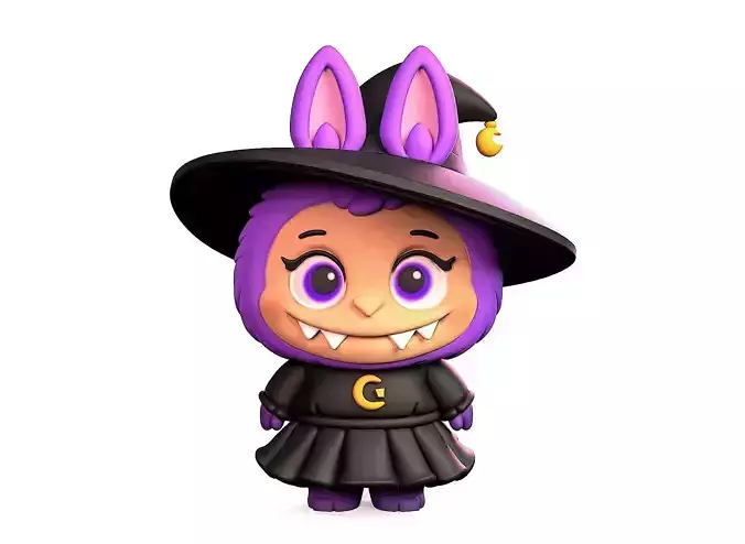 Labubu Witch 3D print model