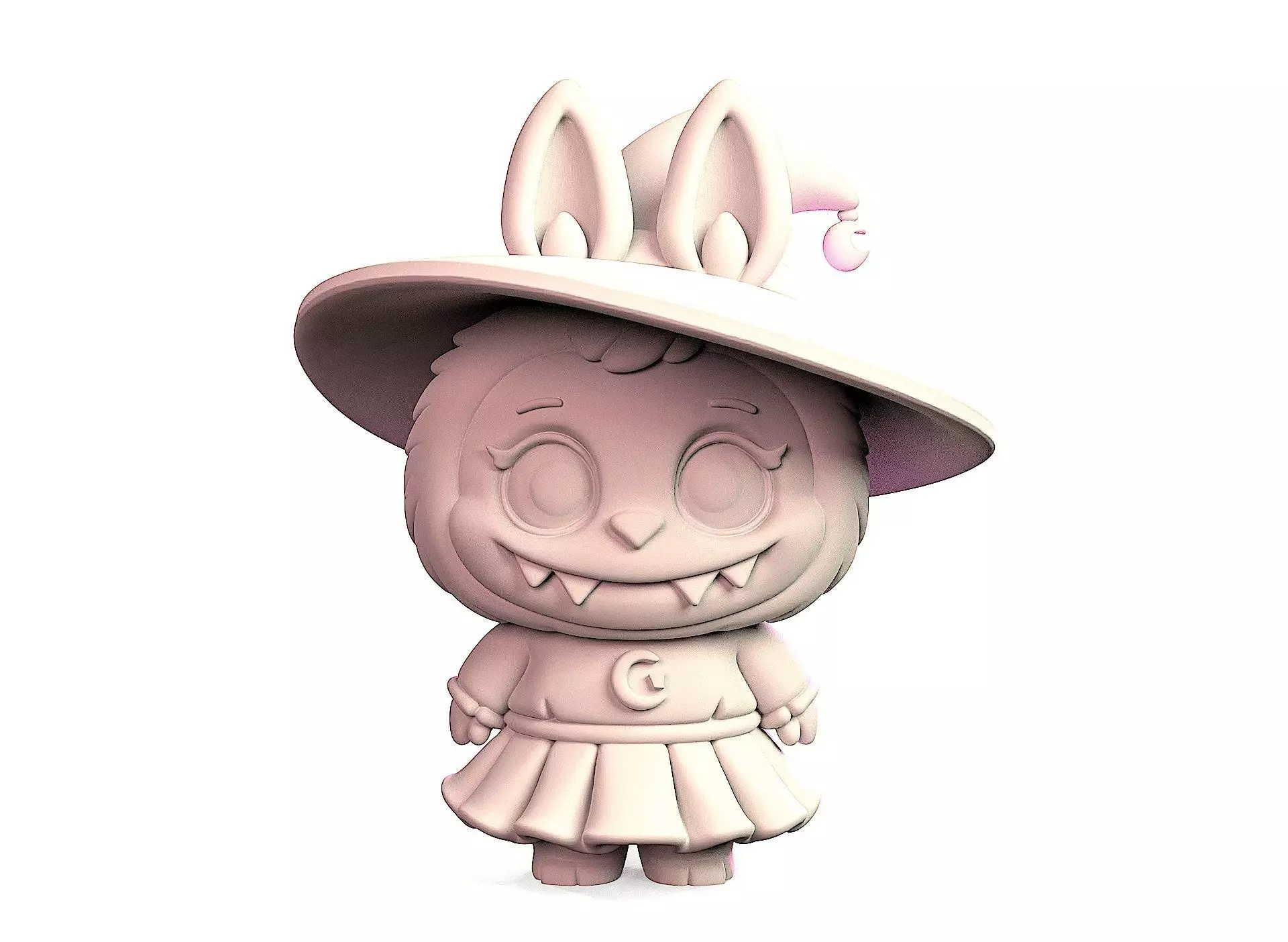 Labubu Witch 3D print model_1
