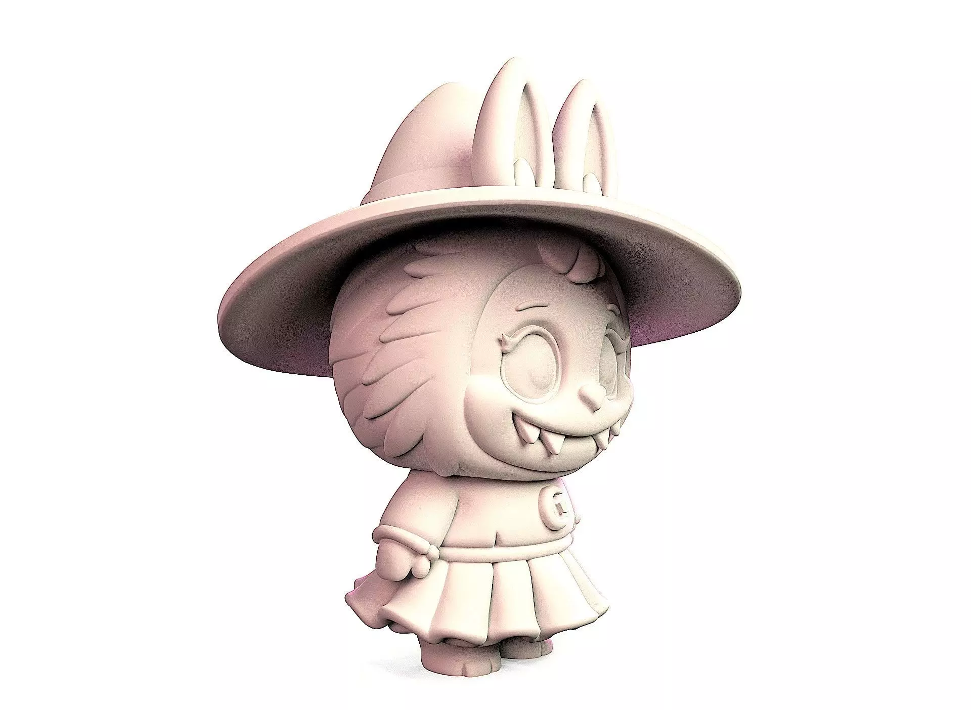 Labubu Witch 3D print model_2