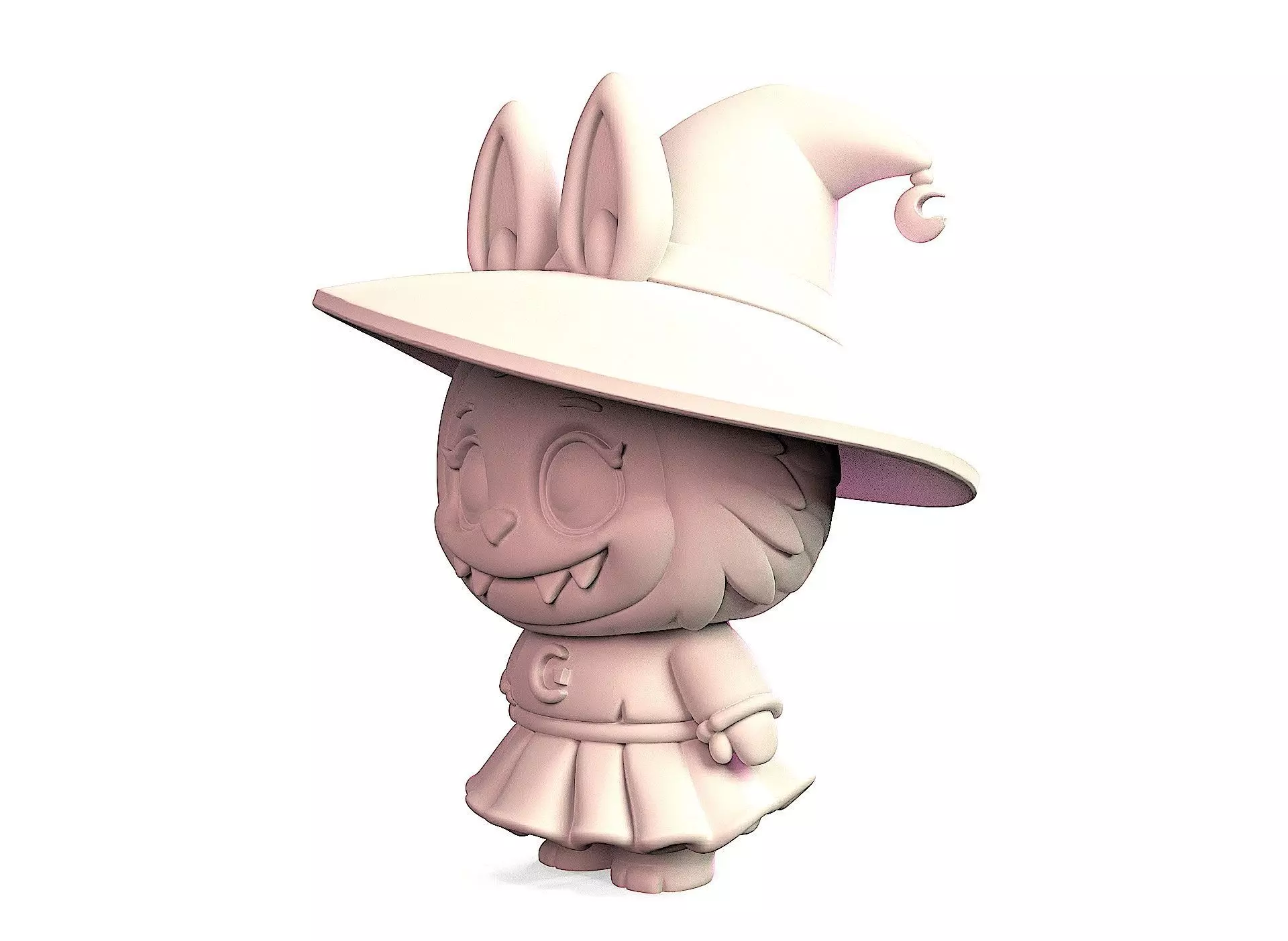 Labubu Witch 3D print model_4