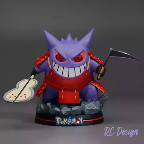 Gengar x Madara Uchiha Mashup 3D print model