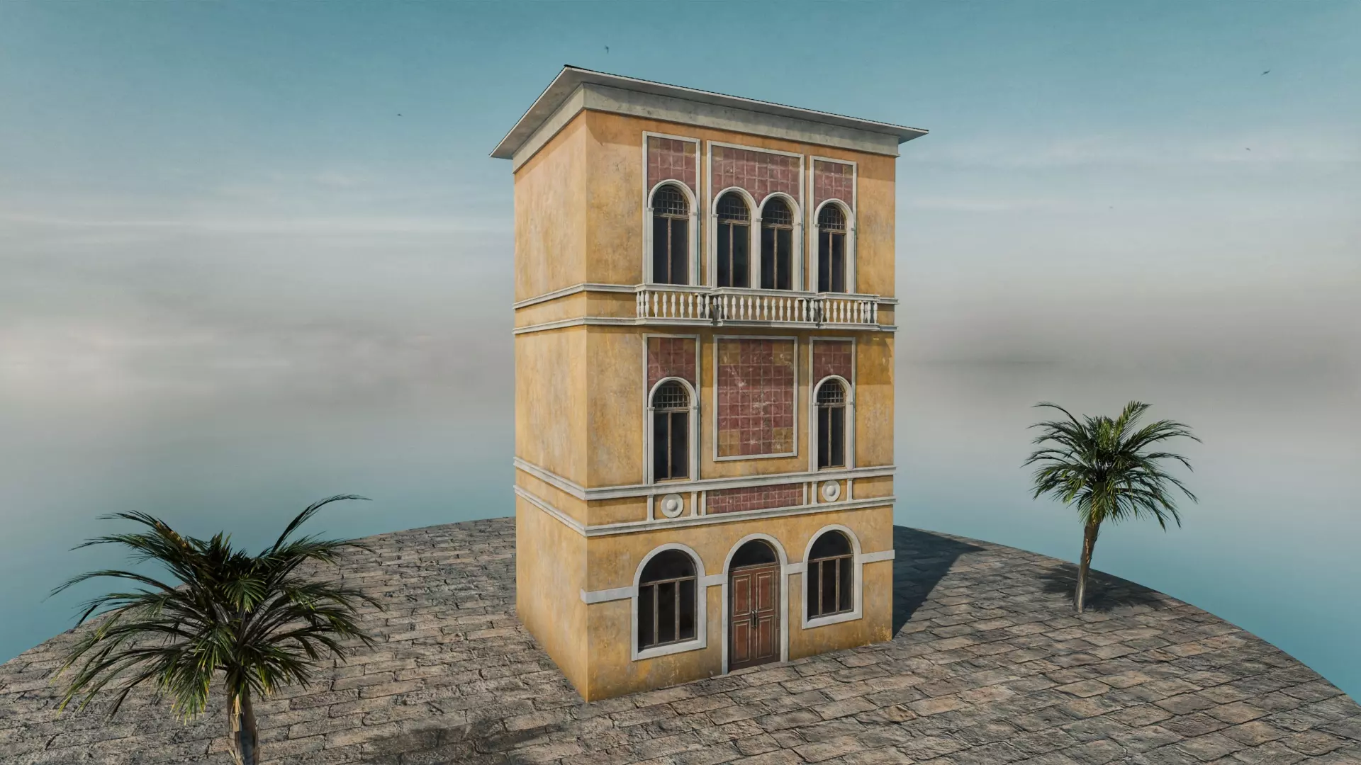 Italian house 3D model_1
