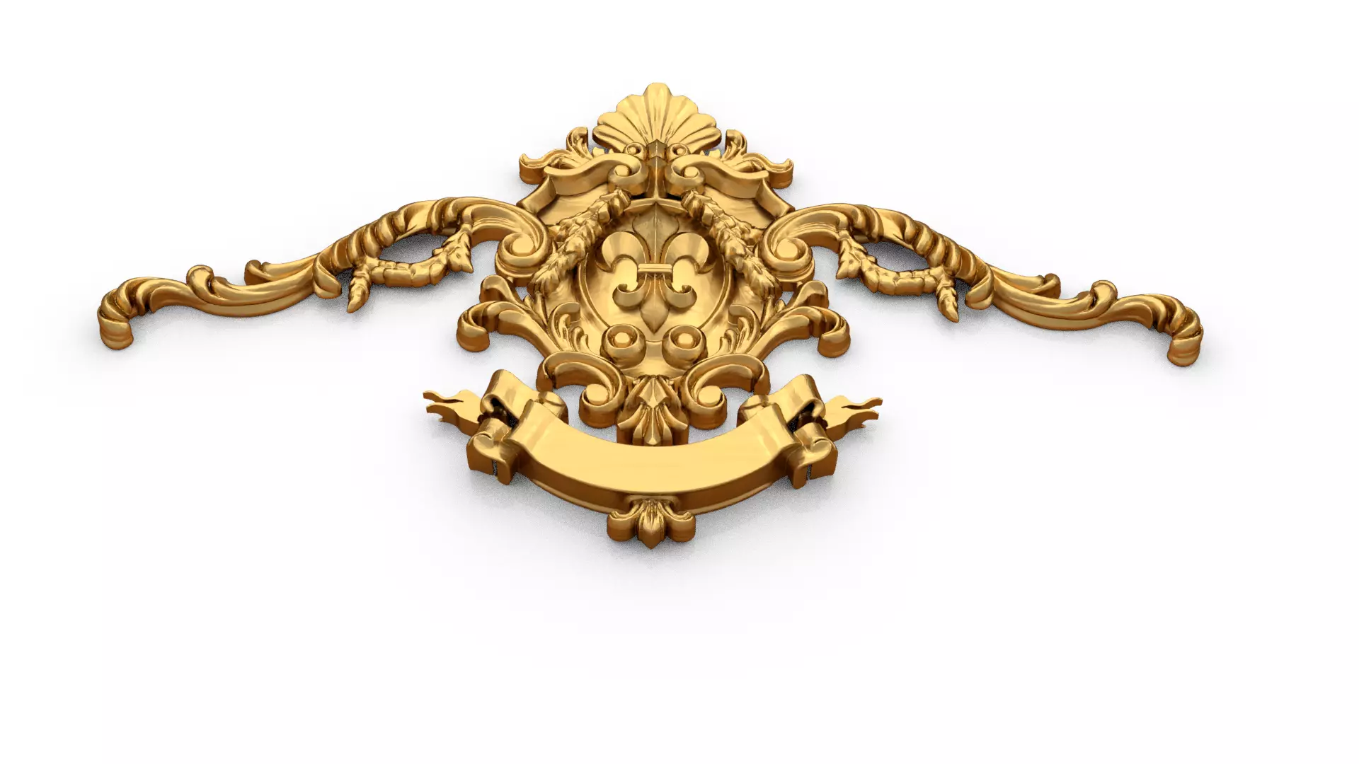 carved classic decorative ornament cnc 3d printing stl 64 3D model_4