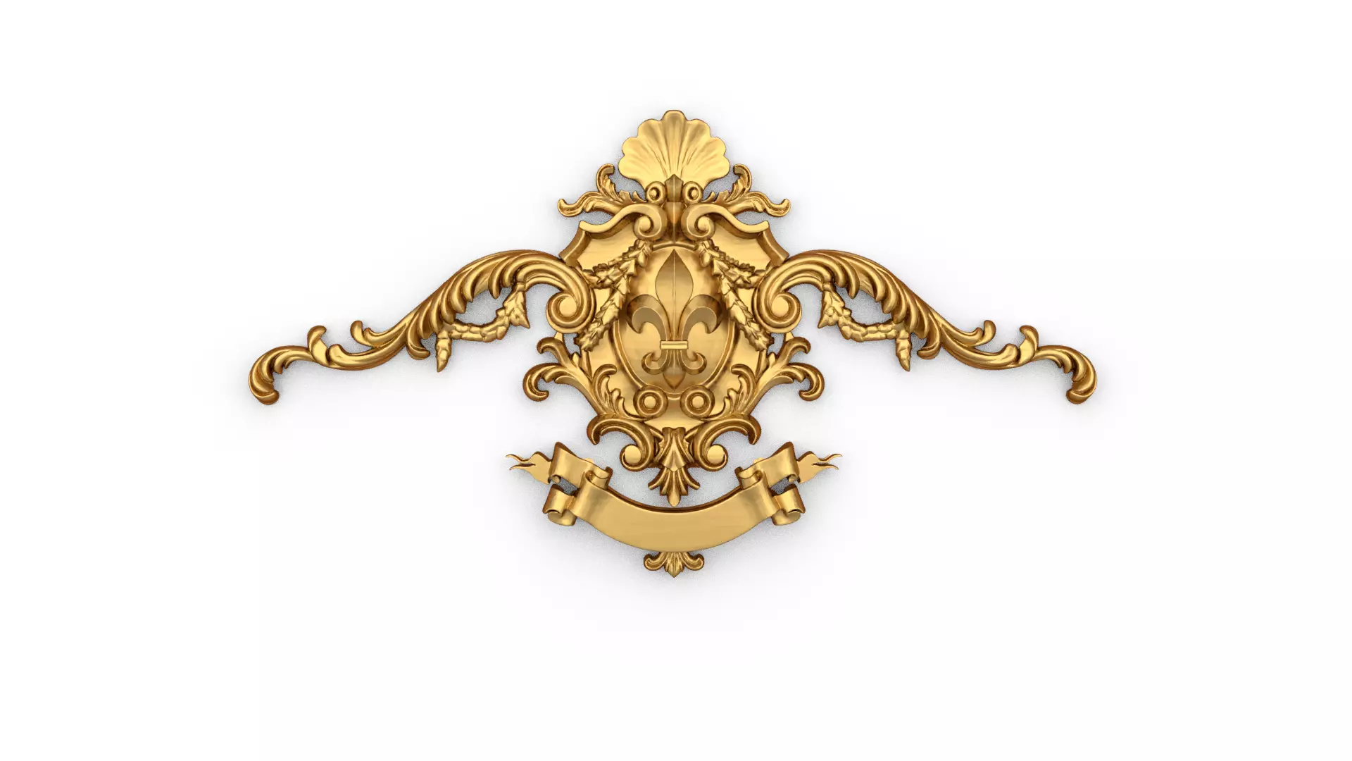 carved classic decorative ornament cnc 3d printing stl 64 3D model_0