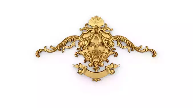 carved classic decorative ornament cnc 3d printing stl 64