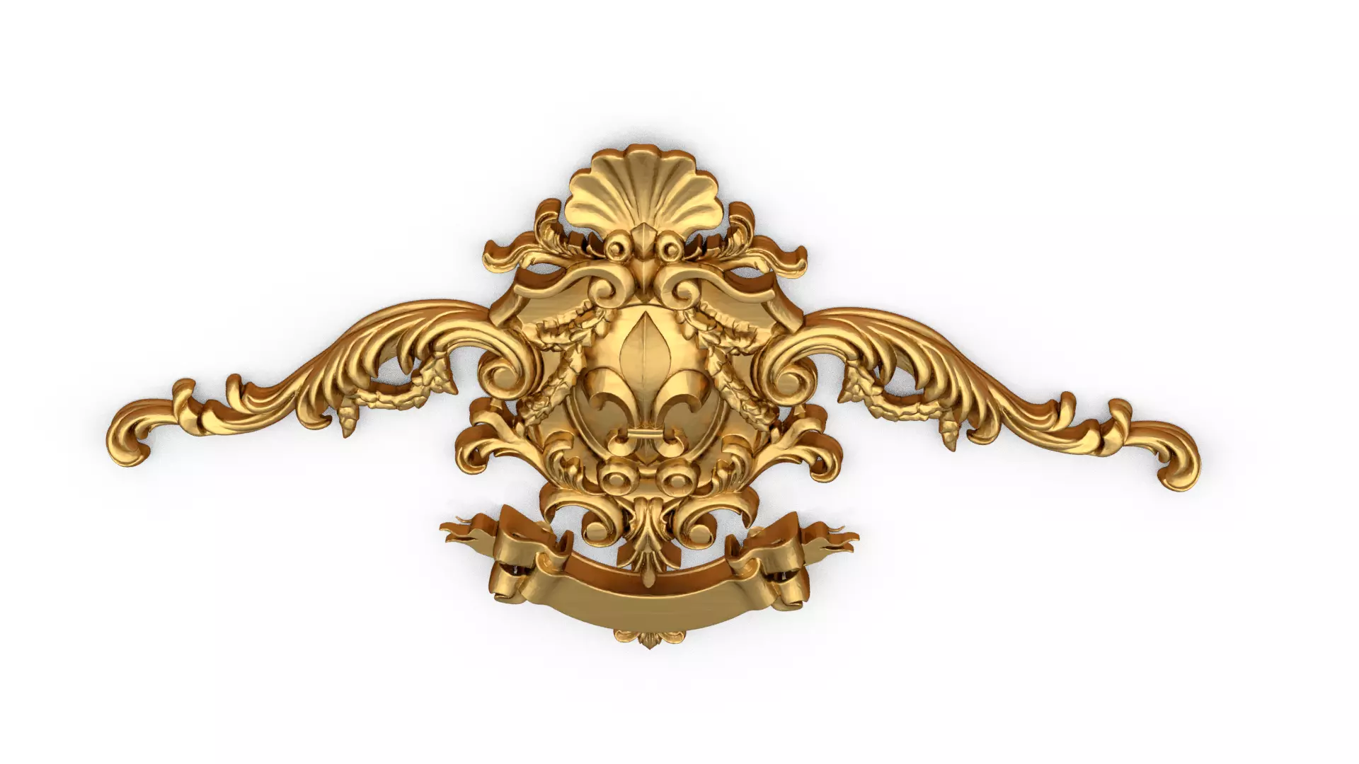 carved classic decorative ornament cnc 3d printing stl 64 3D model_3