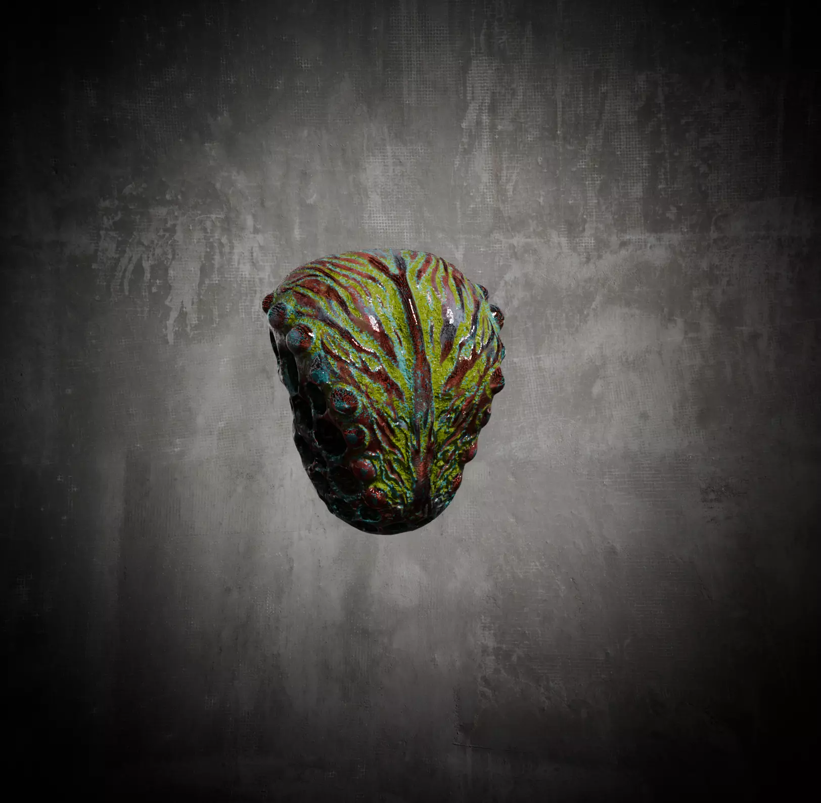 Alien Fungi Fruit Item Spooky PBR High Quality Plant Props Low-poly 3D model_31