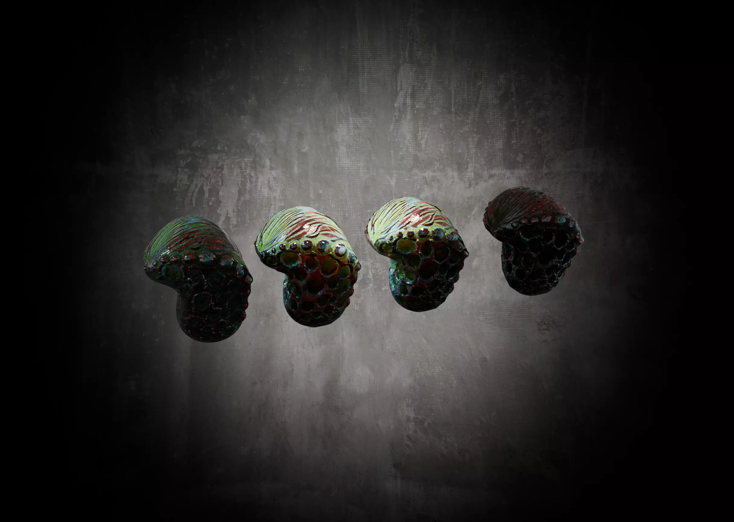 Alien Fungi Fruit Item Spooky PBR High Quality Plant Props Low-poly 3D model_52