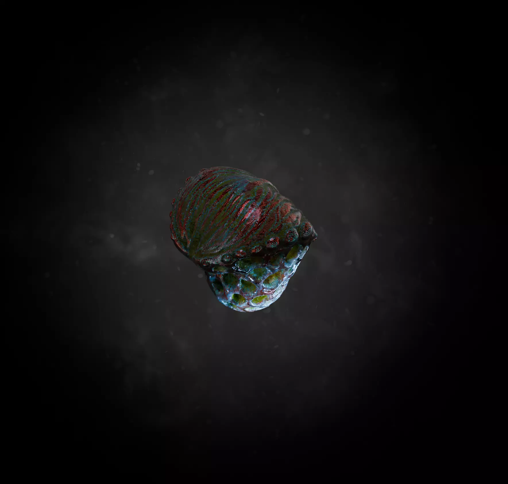 Alien Fungi Fruit Item Spooky PBR High Quality Plant Props Low-poly 3D model_37