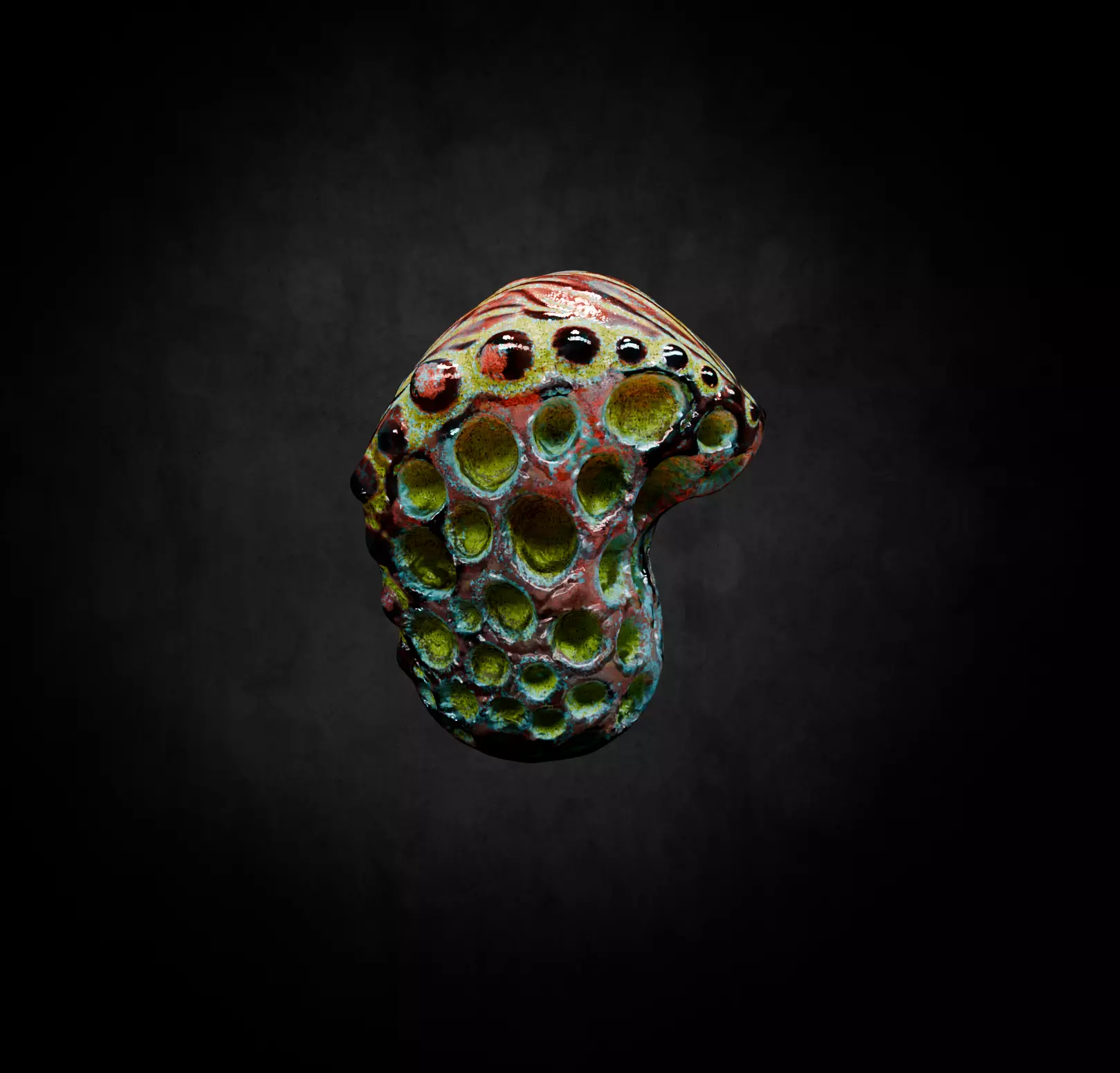 Alien Fungi Fruit Item Spooky PBR High Quality Plant Props Low-poly 3D model_19