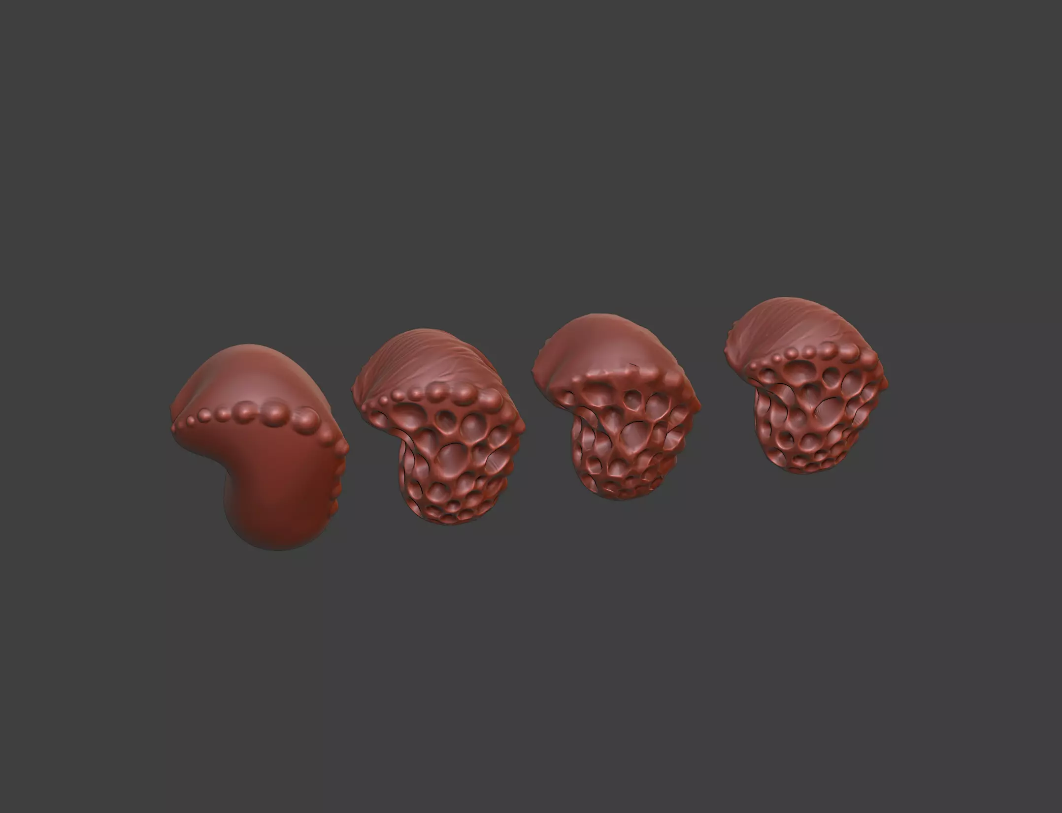 Alien Fungi Fruit Item Spooky PBR High Quality Plant Props Low-poly 3D model_3