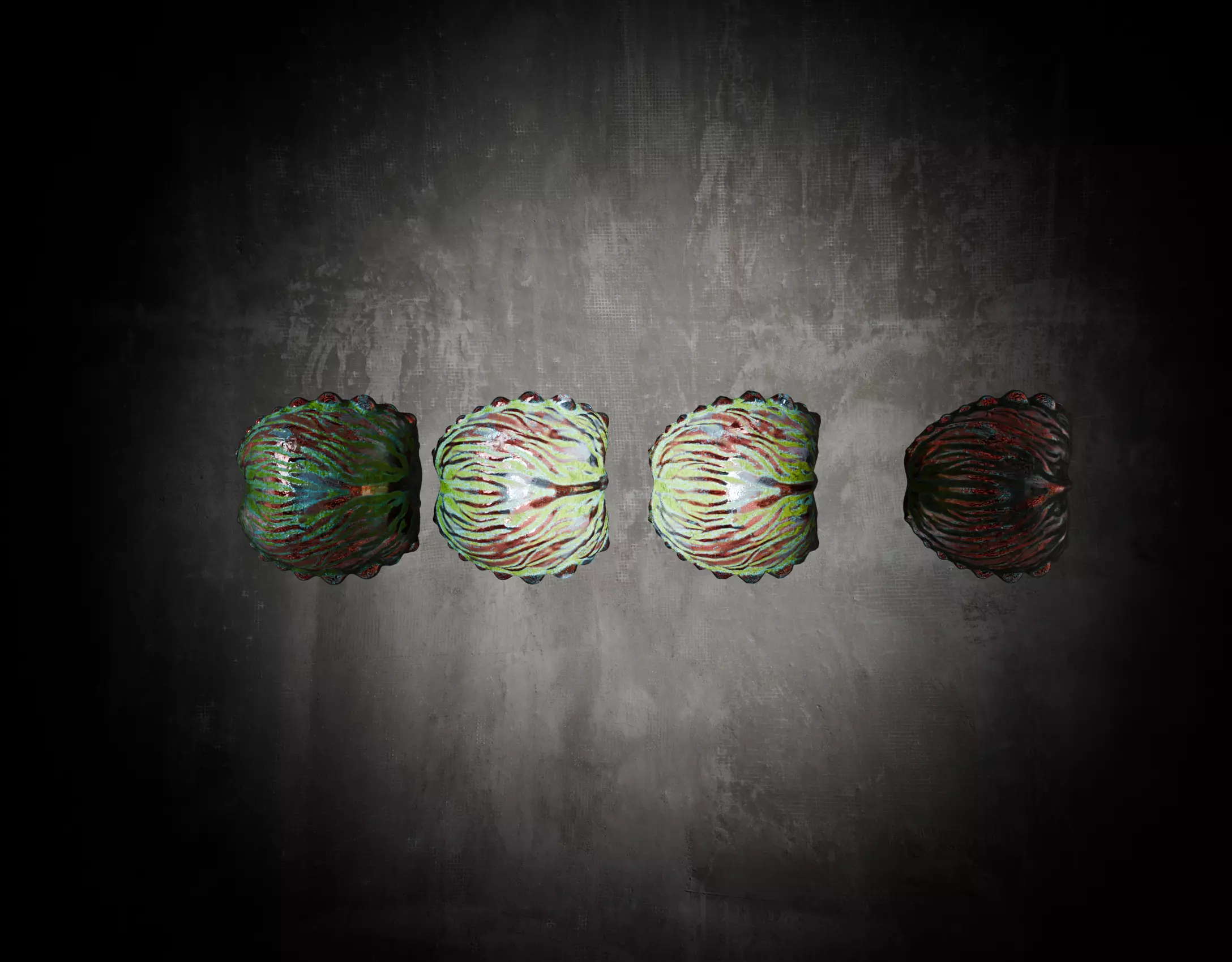 Alien Fungi Fruit Item Spooky PBR High Quality Plant Props Low-poly 3D model_56