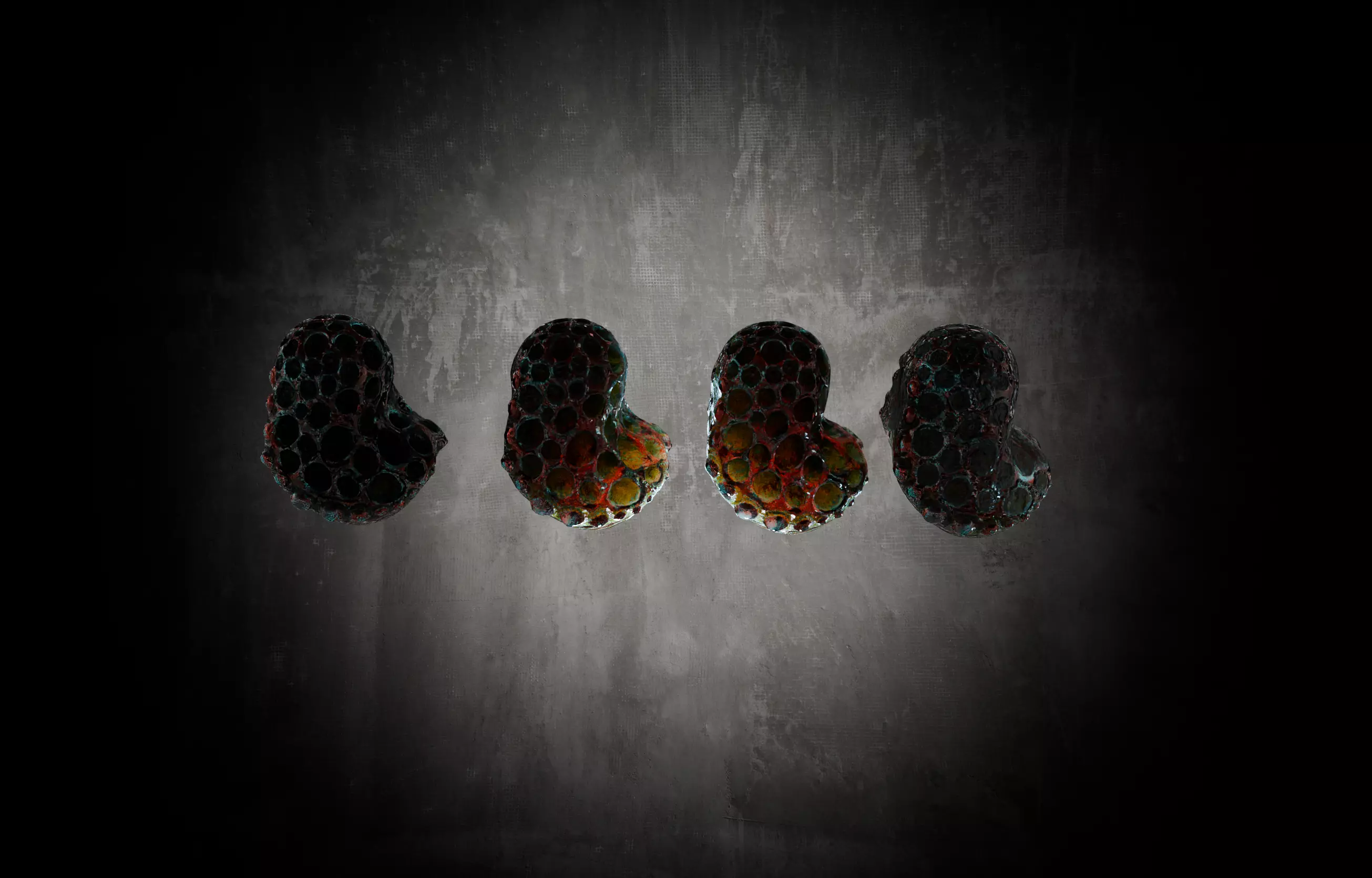 Alien Fungi Fruit Item Spooky PBR High Quality Plant Props Low-poly 3D model_14