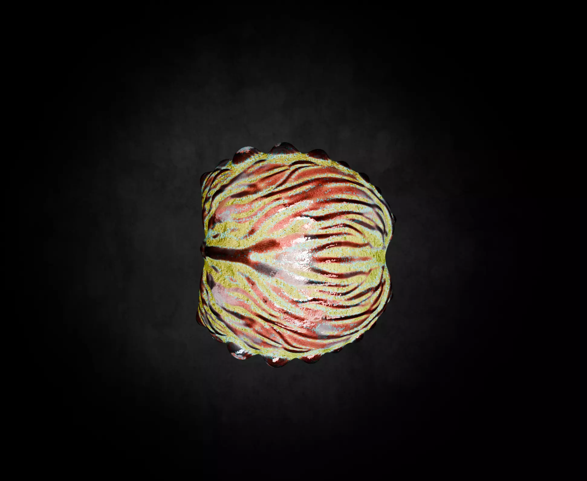 Alien Fungi Fruit Item Spooky PBR High Quality Plant Props Low-poly 3D model_26