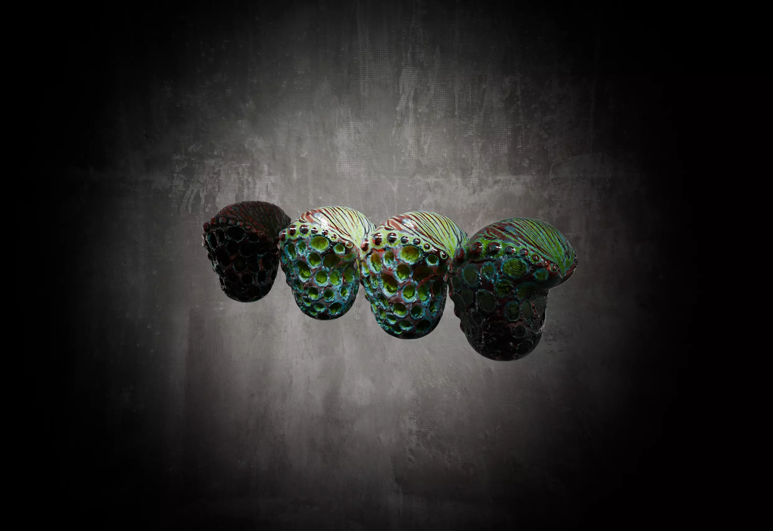 Alien Fungi Fruit Item Spooky PBR High Quality Plant Props Low-poly 3D model_48