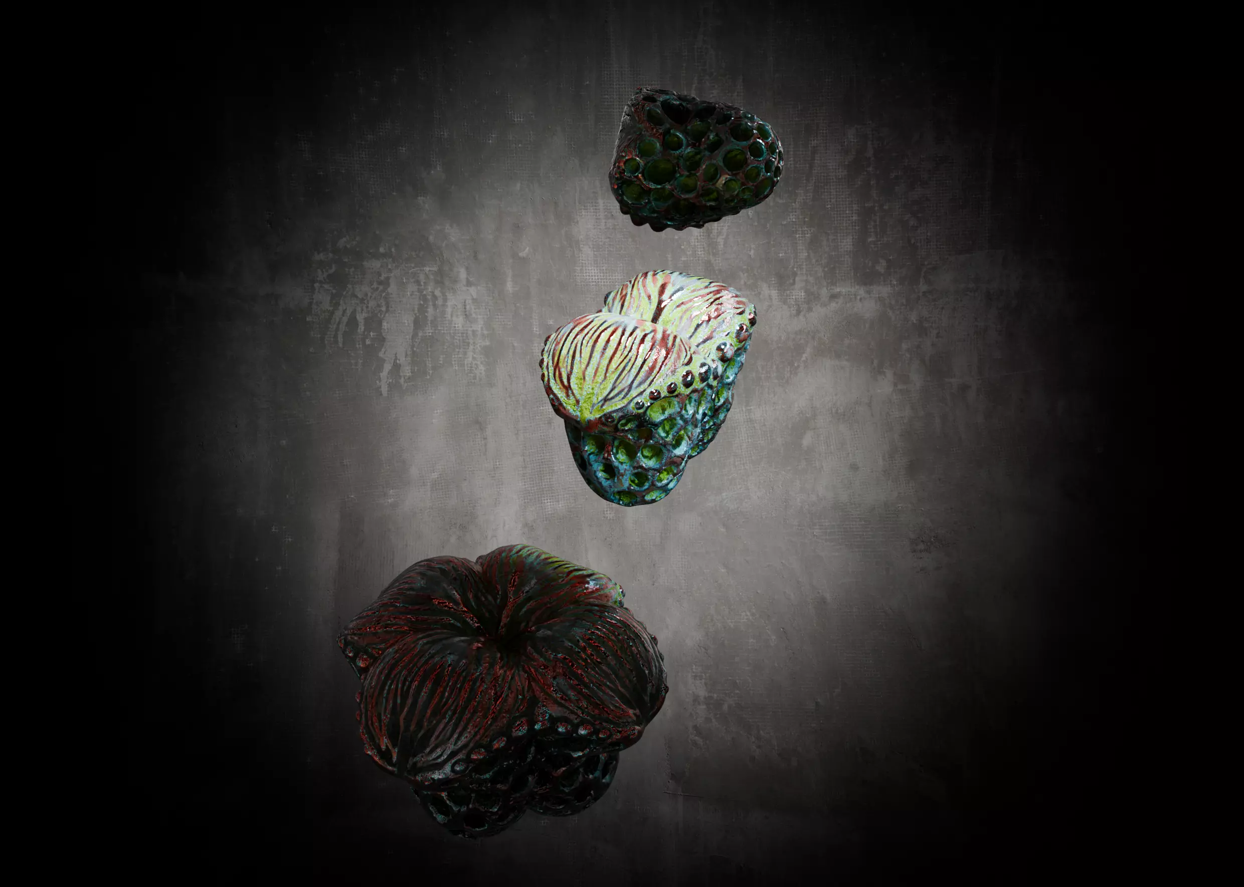 Alien Fungi Fruit Item Spooky PBR High Quality Plant Props Low-poly 3D model_49