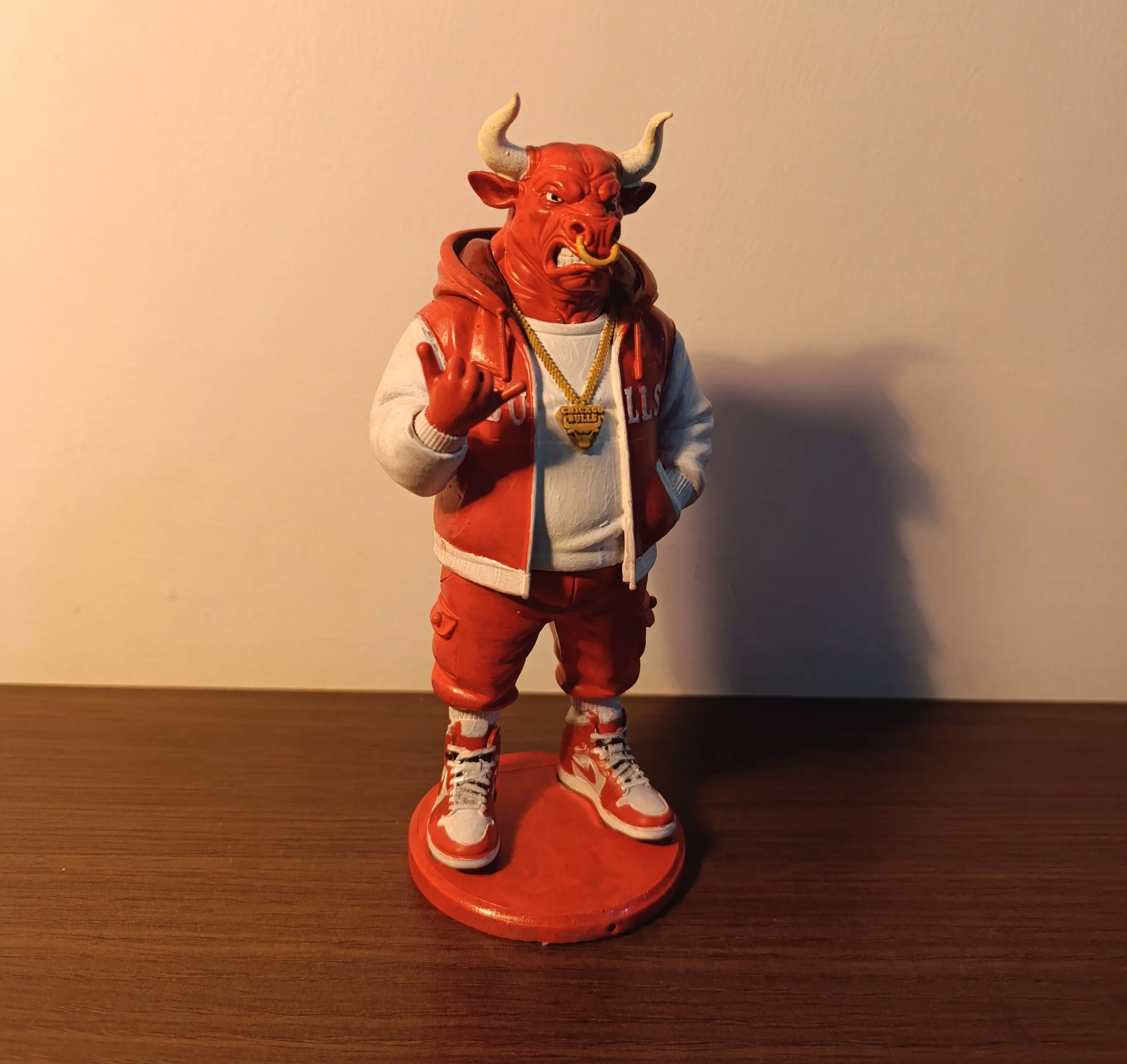 Benny the Bull Statue Chicago Bulls Mascot Urban Vibes 3D print model