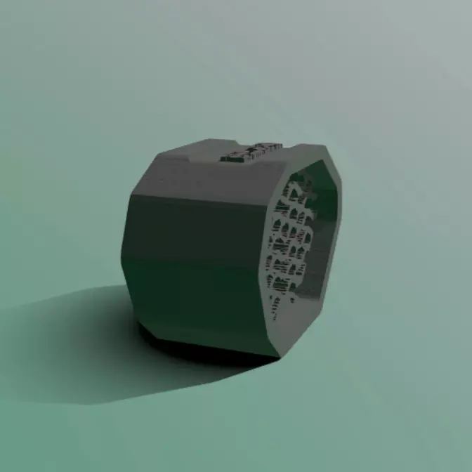 Prosthetic Forelimb Cushion metacarpal 3D model_3