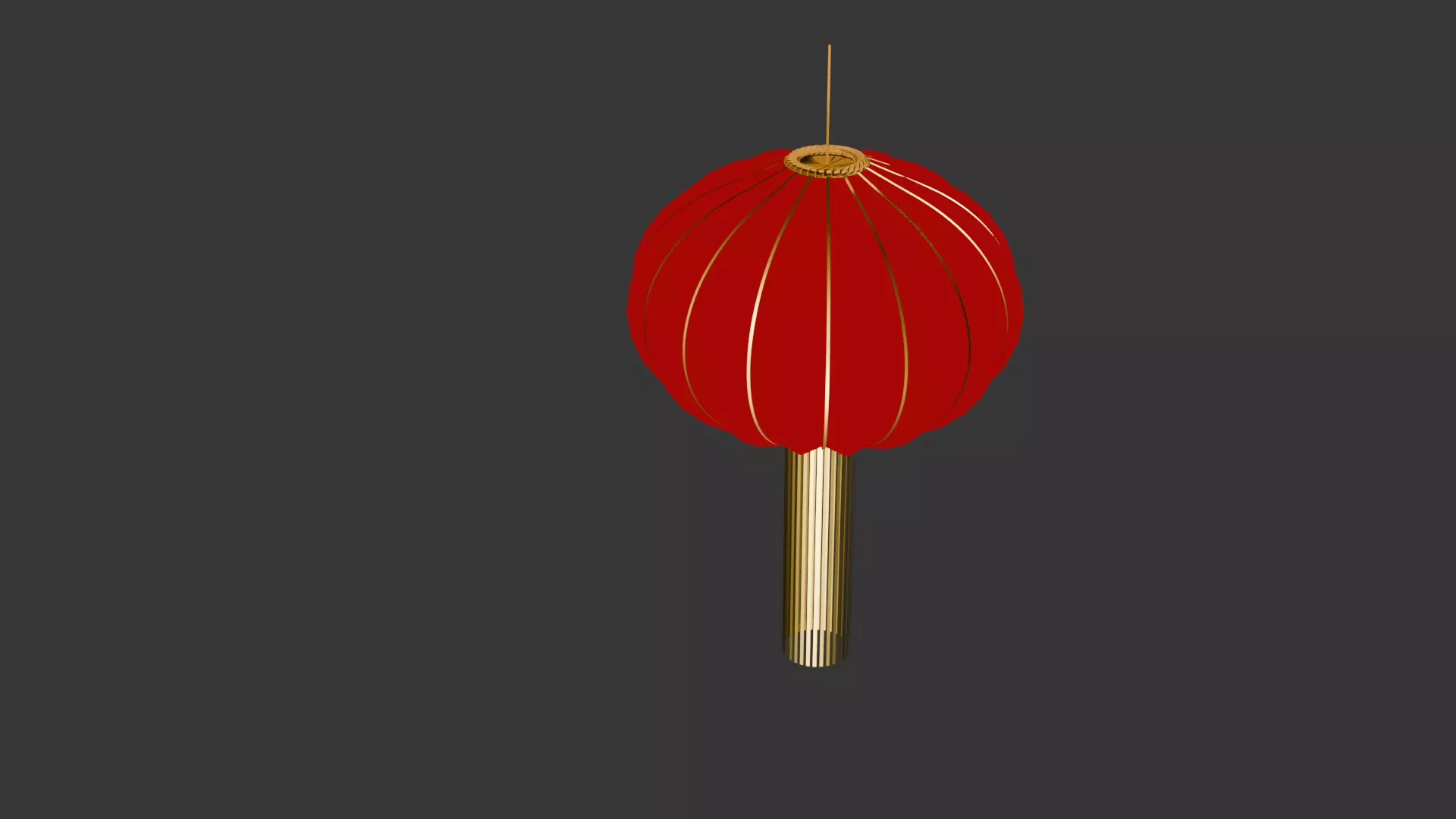 Chinese lantern Free 3D model_1