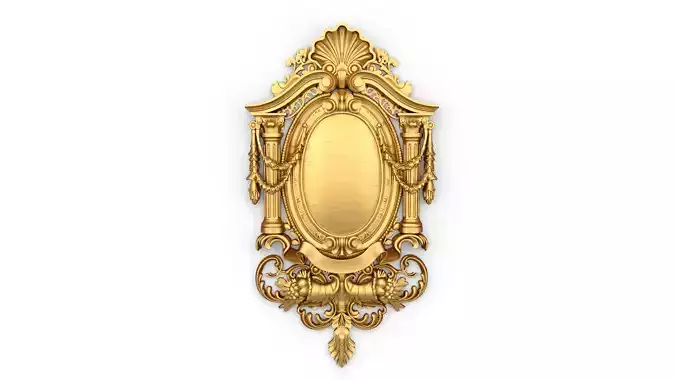 carved classic decorative ornament cnc 3d printing stl 65