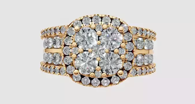 Cushion Engagement Ring