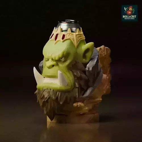 orc can holder mug 