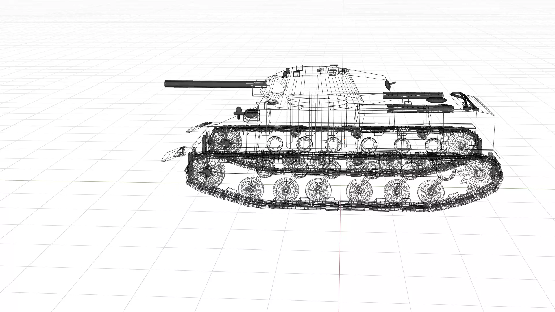 KV1 WW2 SOVIET TANK 3D model_2
