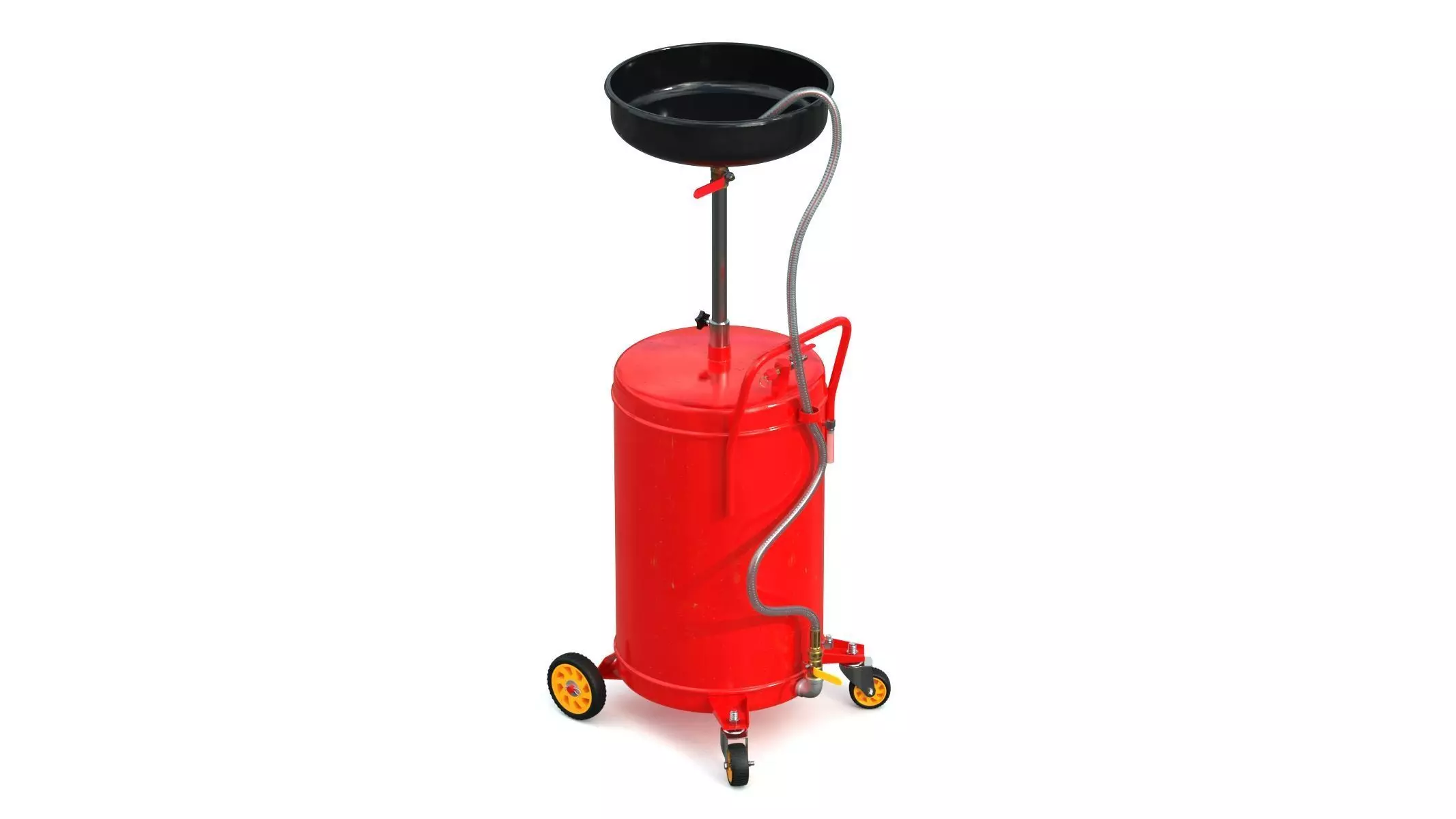 Garage Air Discharge Waste Oil Drainer 3D model_3
