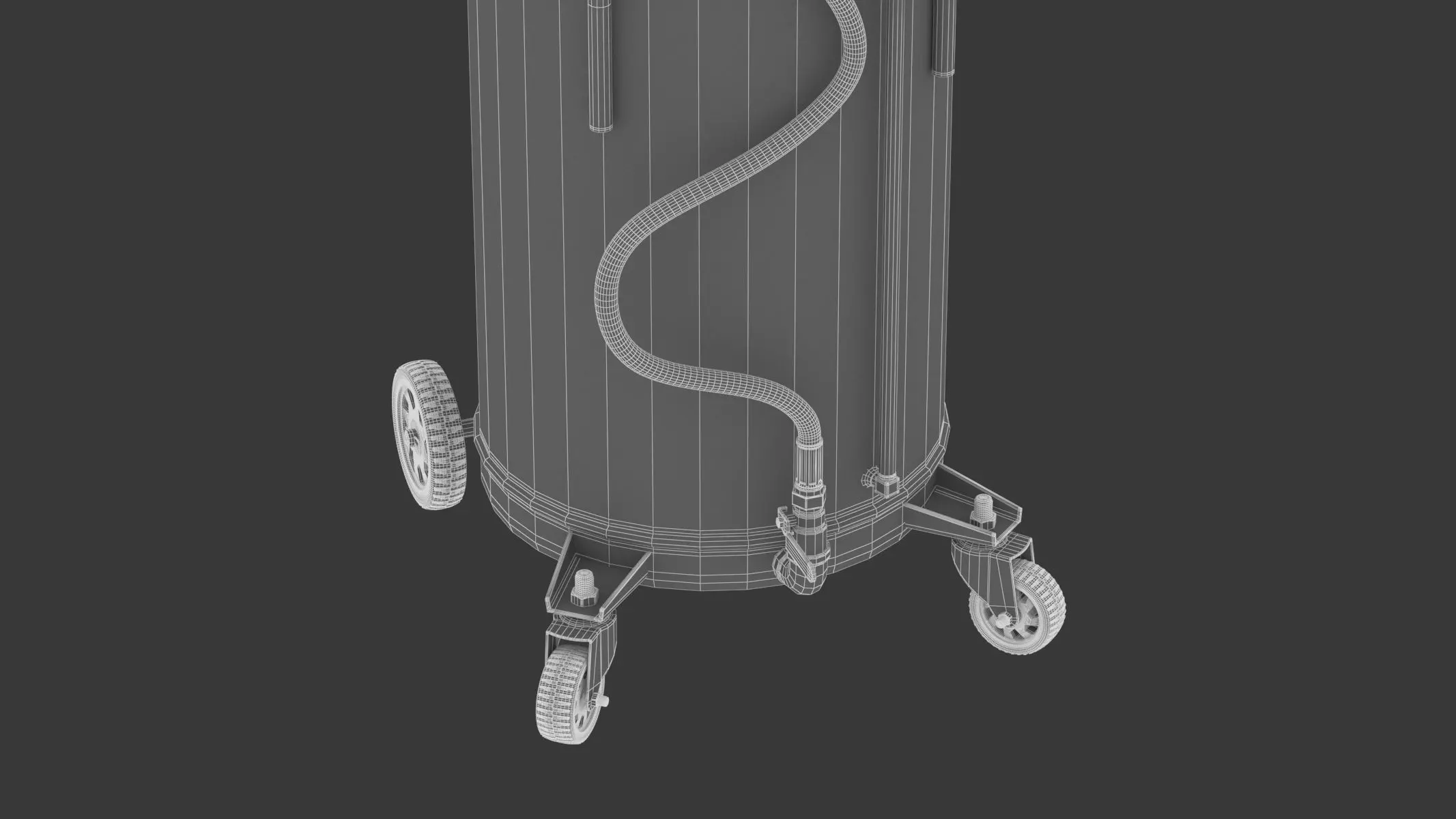 Garage Air Discharge Waste Oil Drainer 3D model_17