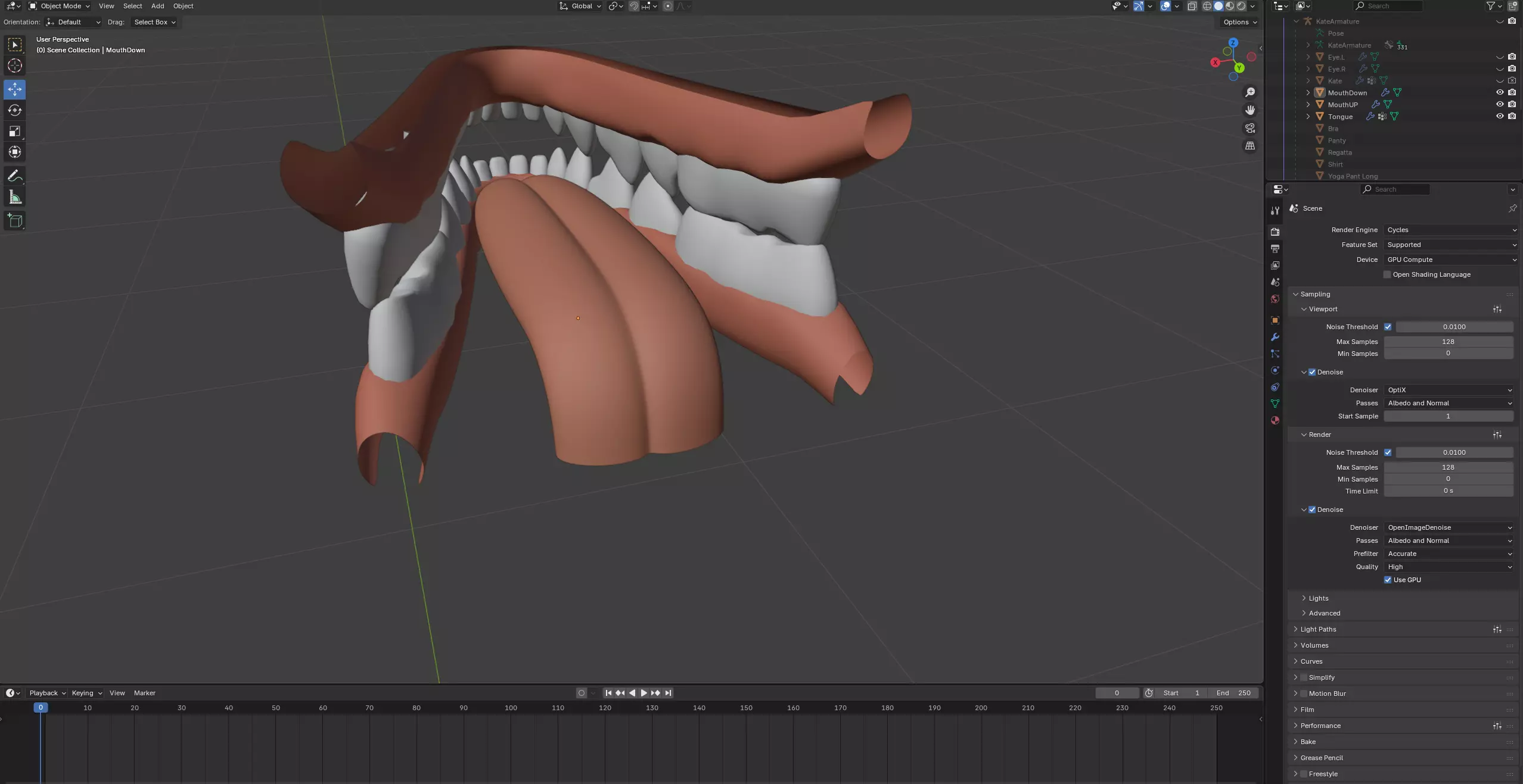 Kate Anthro Fox Low-poly 3D model_76