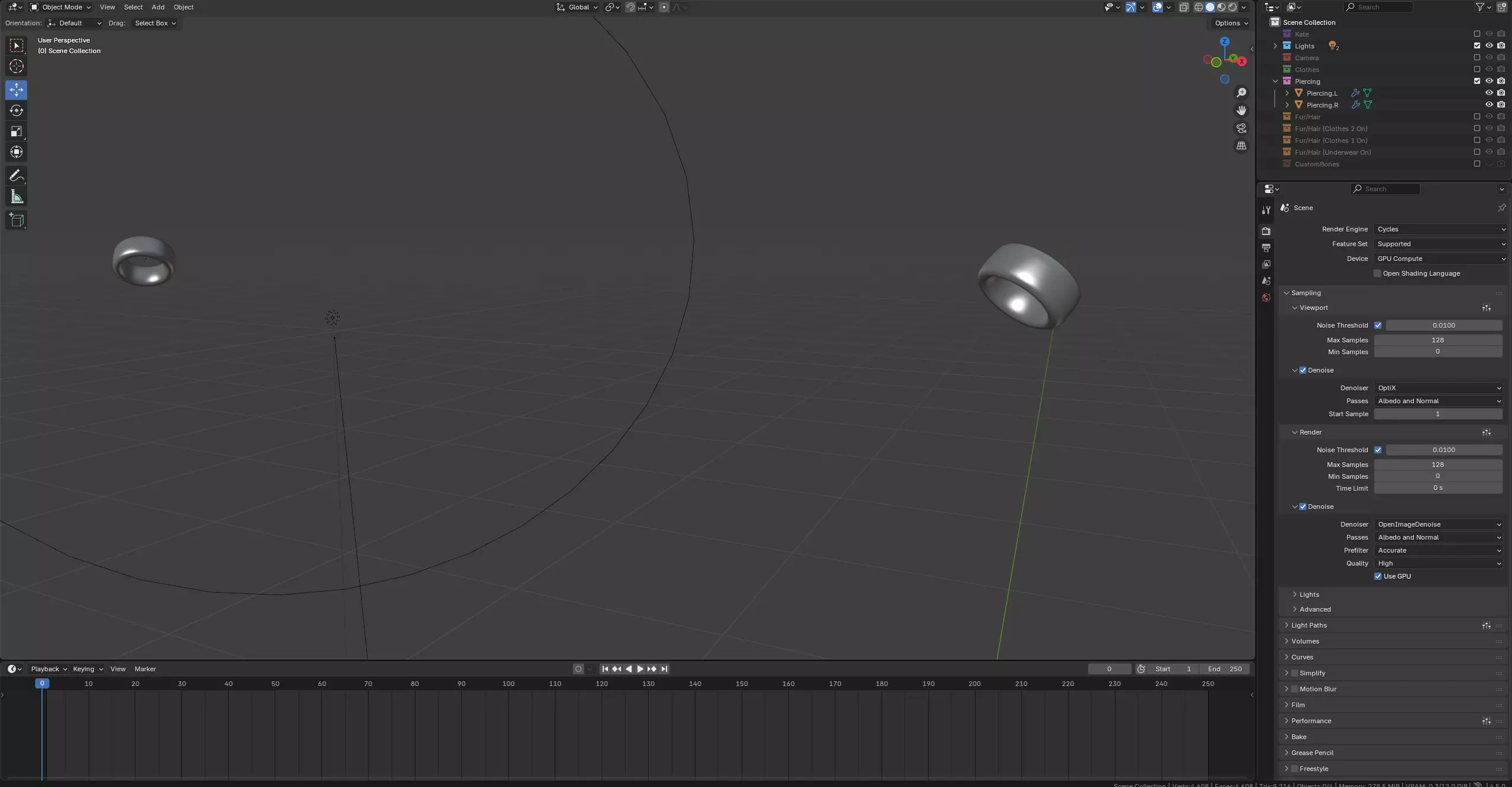 Kate Anthro Fox Low-poly 3D model_89