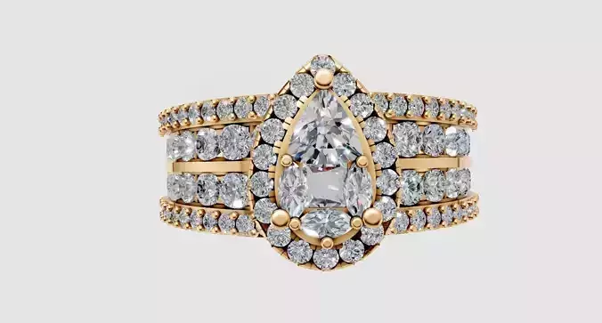 Pear Engagement Ring