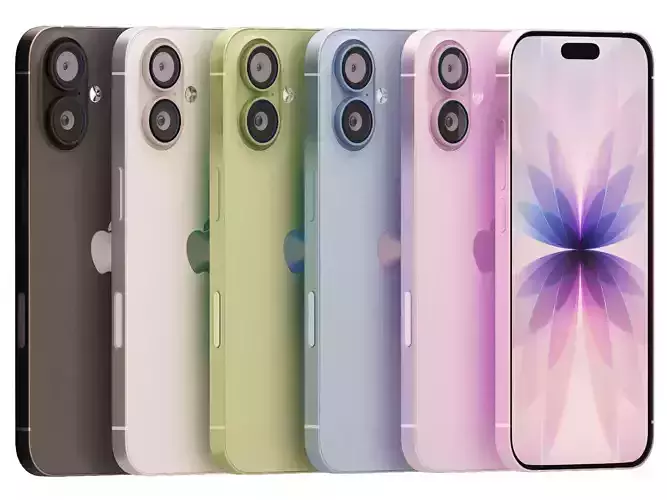 apple iphone 17 3D model