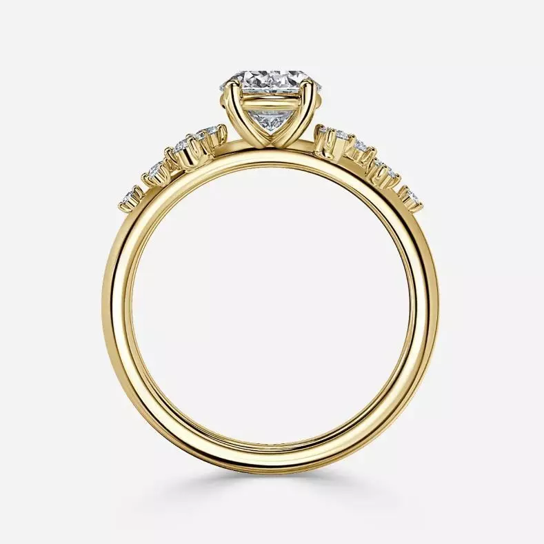 Engagement ring 001 3D print model_2