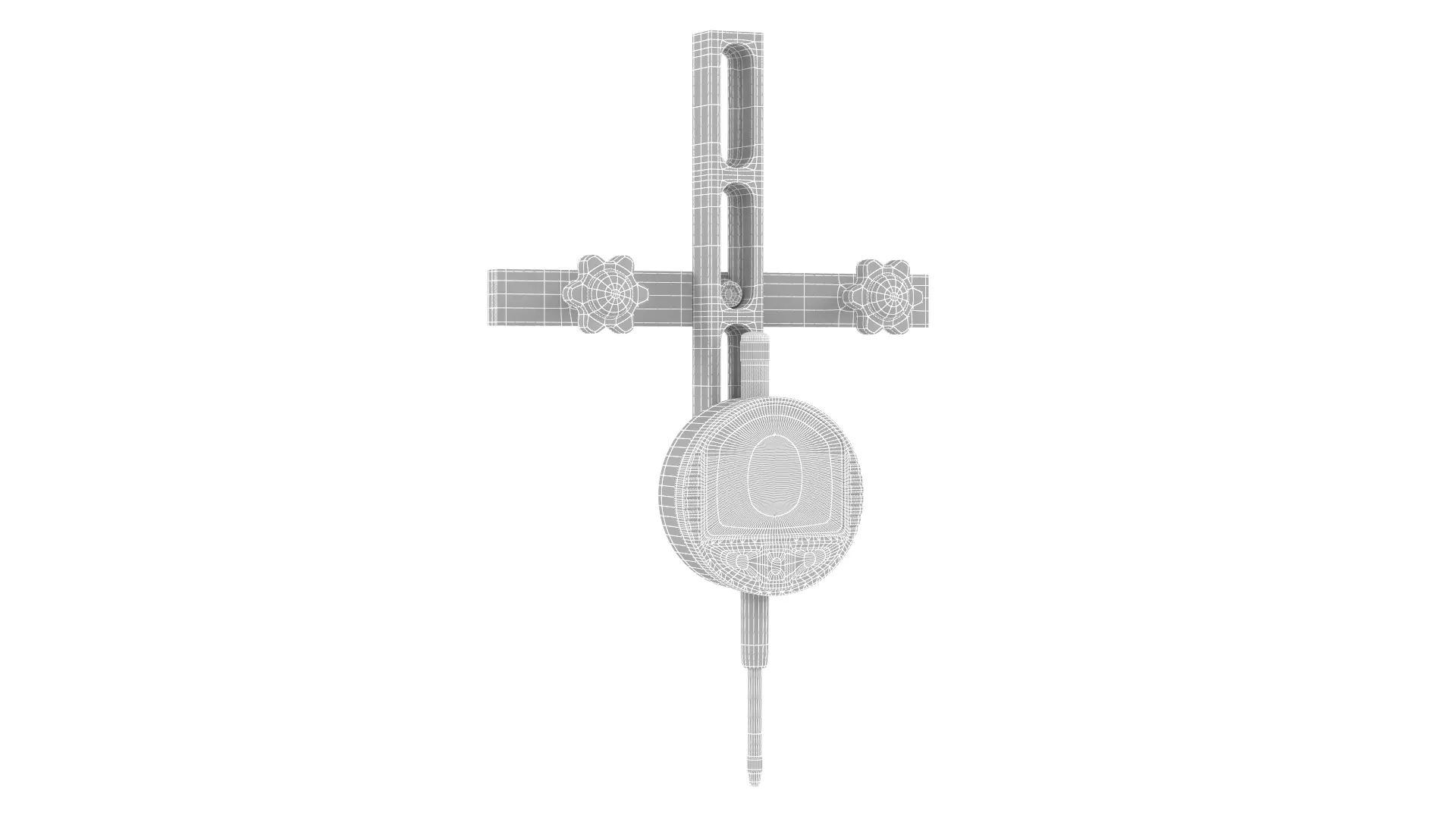 Table Saw Dial Indicator Gauge 3D model_10