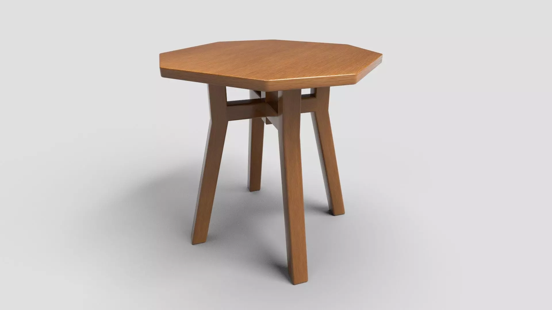 Octagon Table CG2 3D model_0